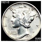 1921-D Mercury Dime UNCIRCULATED