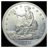 1877-S Silver Trade Dollar CLOSELY UNCIRCULATED