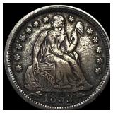 1853 Arrows Seated Liberty Dime NEARLY UNCIRCULATE