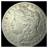 1880-CC Silver Morgan Dollar LIGHTLY CIRCULATED