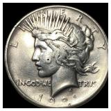 1922 Silver Peace Dollar LIGHTLY CIRCULATED