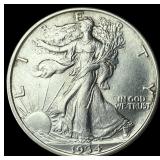1934-S Silver Walking Liberty Half Dollar UNCIRCUL