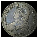 1828 Capped Bust Half Dollar NEARLY UNCIRCULATED