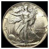 1946 Silver Walking Liberty Half Dollar GEM BU