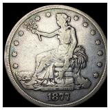 1877-S Silver Trade Dollar LIGHTLY CIRCULATED