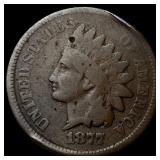 1877 Indian Head Cent NICELY CIRCULATED