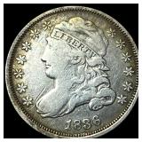 1836 Capped Bust Dime LIGHTLY CIRCULATED LIGHTLY