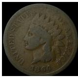 1864 Bronze Indian Head Cent NICELY CIRCULATED