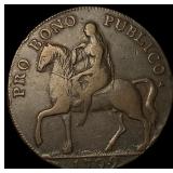 1792 Coventry Halfpenny Conder Token NEARLY UNCIRC