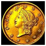 1854 $1 Gold Dollar Type 1 UNCIRCULATED