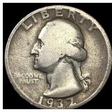 1932-S Silver Washington Quarter NICELY CIRCULATED