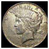 1923 Peace Silver Dollar NEARLY UNCIRCULATED