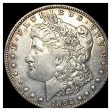 1892-S Silver Morgan Dollar CLOSELY UNCIRCULATED