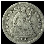 1856 Silver Half Dime LIGHTLY CIRCULATED