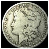 1892-S Silver Morgan Dollar LIGHTLY CIRCULATED
