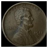 1911-S Lincoln Wheat Cent CHOICE BU