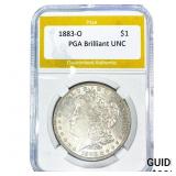1883-O Morgan Silver Dollar PGA Brilliant UNC