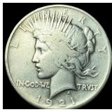 1921 Silver Peace Dollar LIGHTLY CIRCULATED