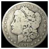 1891-CC Silver Morgan Dollar NICELY CIRCULATED