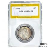 1928 Standing Liberty Quarter PGA MS66+ FH