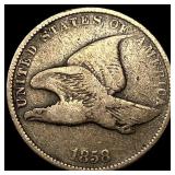 1858 Copper-Nickel Flying Eagle Cent LIGHTLY CIRCU