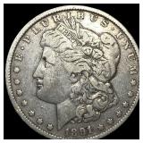 1891-O Silver Morgan Dollar LIGHTLY CIRCULATED
