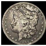 1894 Silver Morgan Dollar LIGHTLY CIRCULATED