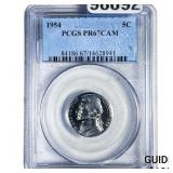 1954 Jefferson Nickel PCGS PR67 CAM
