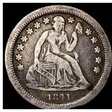 1841-O Silver Seated Liberty Dime LIGHTLY CIRCUL