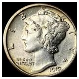 1919-S Silver Mercury Dime UNCIRCULATED UNCIRCULA