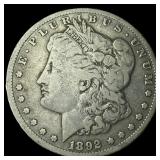 1892-CC Silver Morgan Dollar LIGHTLY CIRCULATED