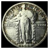 1924 Standing Liberty Silver Quarter NEARLY UNCIRC
