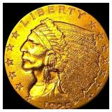1925 Indian Head Gold $2.50 Quarter Eagle UNCIRCUL