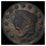 1826 Large Cent LIGHTLY CIRCULATED