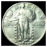 1930-S Silver Standing Liberty Quarter CLOSELY UNC
