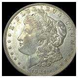 1921 Silver Morgan Dollar CHOICE AU