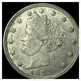 1883 Liberty Head Nickel (No Cents) CLOSELY UNCIRC