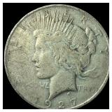 1927-D Silver Peace Dollar LIGHTLY CIRCULATED