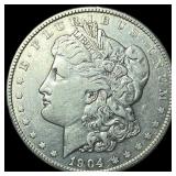 1904-S Silver Morgan Dollar CLOSELY UNCIRCULATED