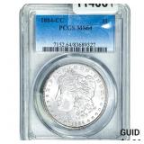 1884-CC Morgan Silver Dollar PCGS MS64