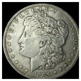 1904 Morgan Silver Dollar NEARLY UNCIRCULATED