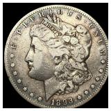 1893-CC Silver Morgan Dollar LIGHTLY CIRCULATED