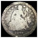 1841-O Silver Seated Liberty Dime LIGHTLY CIRCULAT