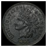 1864 Bronze Indian Head Cent NEARLY UNCIRCULATED