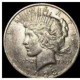 1923-D Silver Peace Dollar CLOSELY UNCIRCULATED