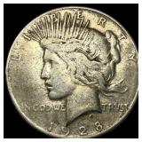 1928 Peace Silver Dollar LIGHTLY CIRCULATED