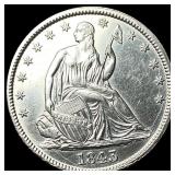 1843 Silver Half Dollar UNCIRCULATED