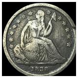1838 Seated Liberty Dime LIGHTLY CIRCULATED