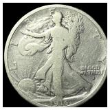 1916 Walking Liberty Half Dollar NICELY CIRCULATED
