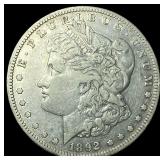1892-S Silver Morgan Dollar LIGHTLY CIRCULATED